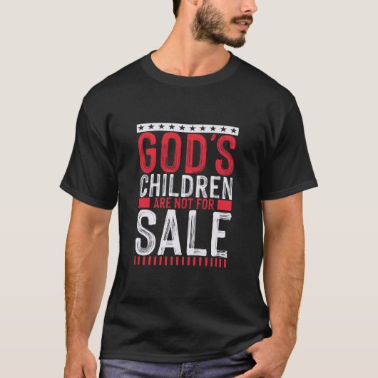 T-shirt Les enfants de Dieu ne sont pas à vendre (Devant)