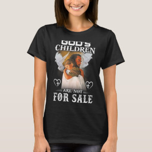 T-shirt Les enfants de Dieu ne sont pas à vendre