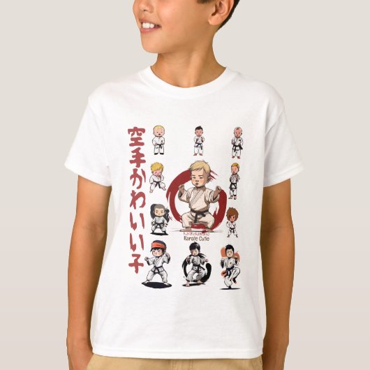 T-shirt Les enfants de karaté (Devant)