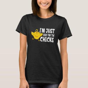 T-shirt Les Enfants De Pâques Je Suis Juste Ici Pour Les E