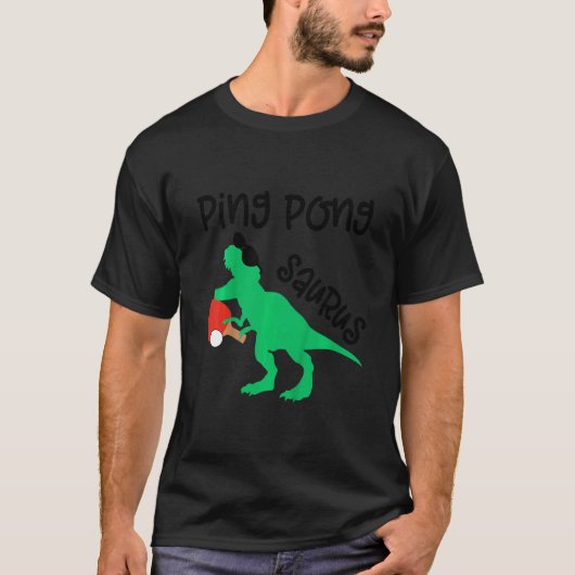 T-shirt Les Enfants Dinosaure Ping Pong Saurus Pour Enfant (Devant)