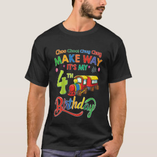 T-shirt Les enfants font le chemin C'est mon 4e anniversai