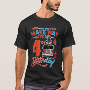 T-shirt Les enfants font le chemin C'est mon 4e anniversai