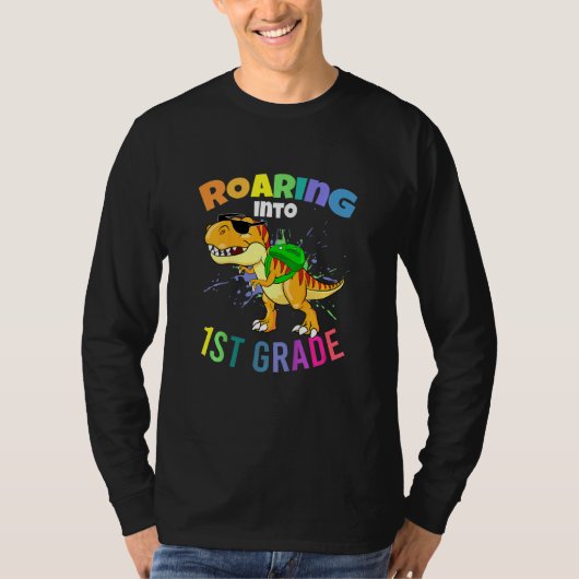 T-shirt Les Enfants Gravent En 1Ème Année Premier Jour De  (Devant)