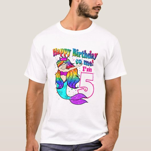 T-shirt Les Enfants, Heureux Anniversaire Pour Moi ! Je su (Devant)