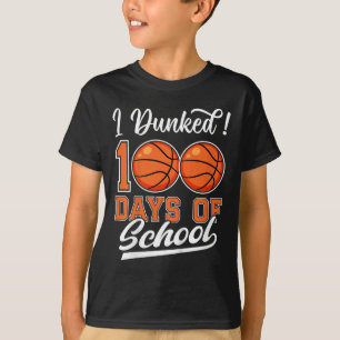 T-shirt Les Enfants J'Ai Fait 100 Jours De Basketball Scol