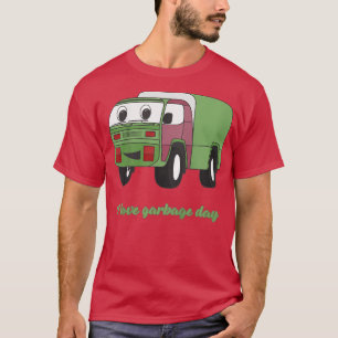 T-shirt Les enfants j'aime le jour des ordures - Petit gar