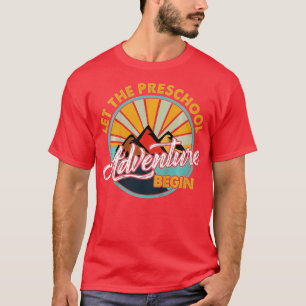 T-shirt Les enfants Laissent l'aventure préscolaire commen