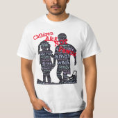 T-shirt Les enfants ne sont pas des gages ! (Devant)