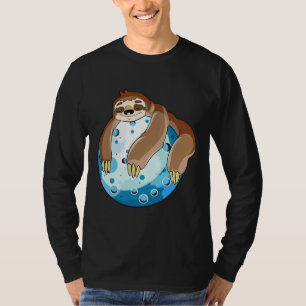 T-shirt Les Enfants Paresseux Sur La Lune Pleine lune Nap