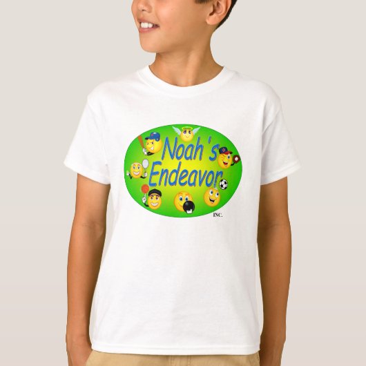 T-shirt Les enfants piquent avec le logo (Devant)