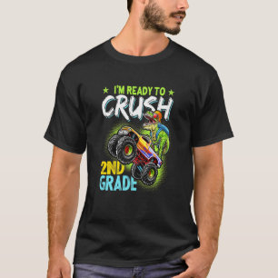 T-shirt Les Enfants Prêts À Écraser Le Dinosaure De 2E Ann