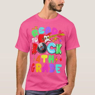 T-shirt Les Enfants Prêts À Rock Guitare De 4E Année Revie