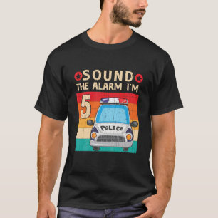 T-shirt Les enfants résonnent L'alarme Je suis 5 Enfants V