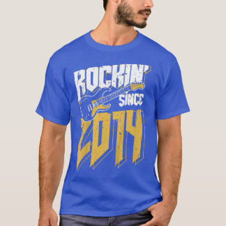 T-shirt Les enfants rockent depuis 2014 Vintage Rock Music