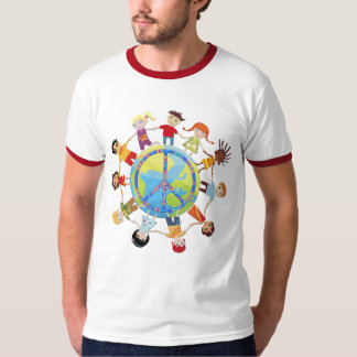 T-shirt Les enfants se rassemblent autour du monde pour la
