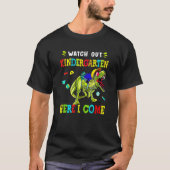 T-shirt Les Enfants Veulent Au Jardin D'Enfants Dinosaure (Devant)