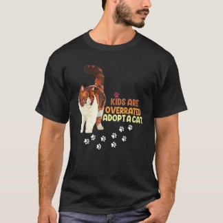 T-shirt Les enfants vintage sont surestimés Adoptez un cha