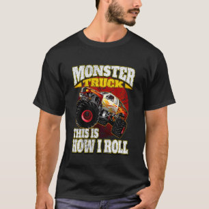 T-shirt Les Enfants Voici Comment Je Lance Monster Truck