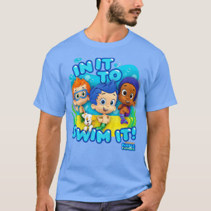 T-shirt Les Enfants Y Bubble Des Guppies Pour Le Nager