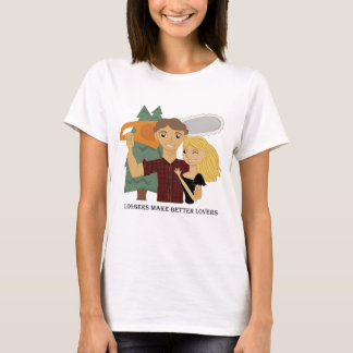 T-shirt Les enregistreurs font de meilleurs amants