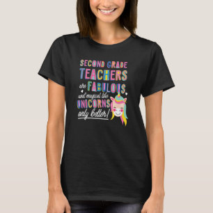 T-shirt Les Enseignants De 2E Année Sont Magiques Comme Un
