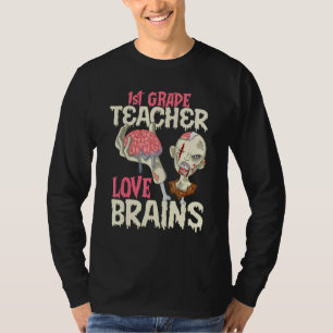 T-shirt Les enseignants de CP aiment Halloween Brains