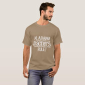 T-shirt Les enseignants de l'Alabama (Devant entier)