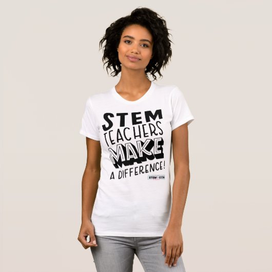 T-shirt Les enseignants du STEM font une différence (Devant entier)