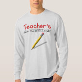 T-shirt Les Enseignants Ont Écrit Des Choses (Devant)