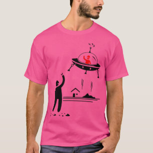 T-shirt Les envahisseurs volent des gens contre