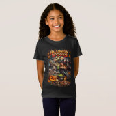 T-Shirt Les épouvantails d'Halloween (Devant entier)