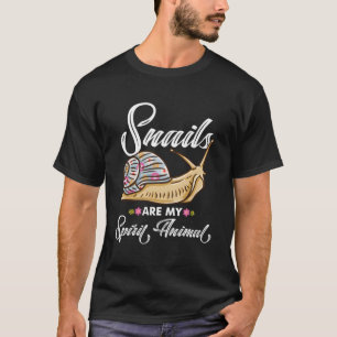 T-shirt Les escargots sont mon esprit Animal