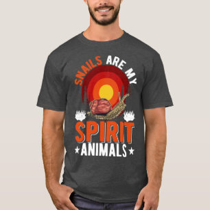 T-shirt Les Escargots Sont Mon Esprit Animaux Escargot3