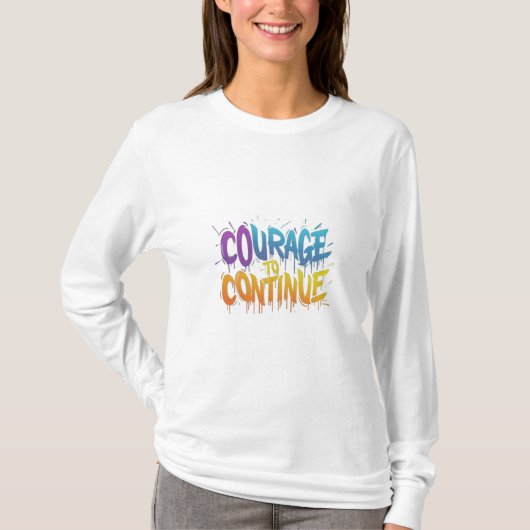 T-shirt Les Étapes Courageuses (Devant)