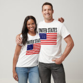 T-shirt Les Etats-Unis (Unisexe)