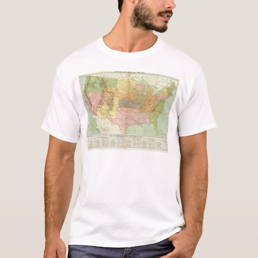 T-shirt Les Etats-Unis 33 (Devant)