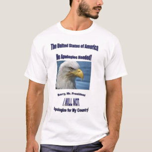 T-shirt Les Etats-Unis aucunes excuses