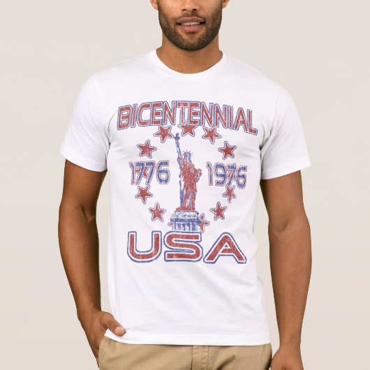 T-shirt Les Etats-Unis bicentenaires (Devant)