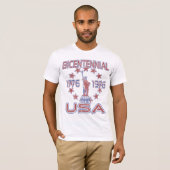 T-shirt Les Etats-Unis bicentenaires (Devant entier)