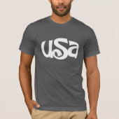 T-shirt Les Etats-Unis conçoivent en fonction du client (Devant)