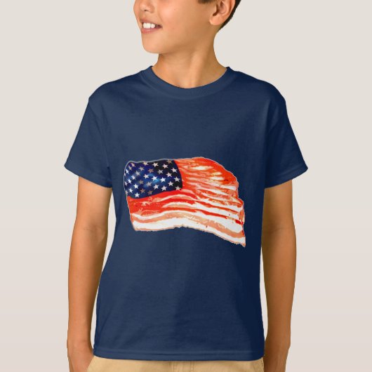 T-shirt Les Etats-Unis du lard (Devant)