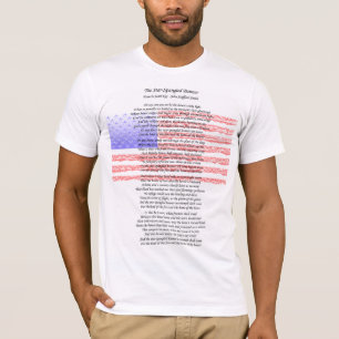 T-shirt Les Etats-Unis - Étoile-a orné la bannière de