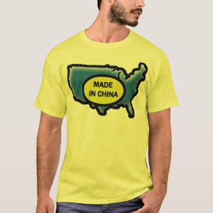 T-shirt Les Etats-Unis - Fabriqué en Chine