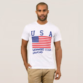 T-shirt Les Etats-Unis fumant la chemise d'équipe (Devant entier)