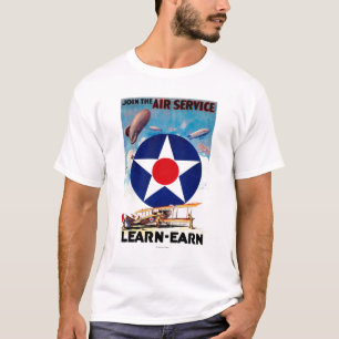 T-shirt LES Etats-Unis - Joignez le service aérien