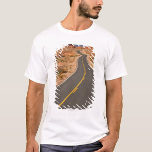 T-shirt Les Etats-Unis, Nevada, vallée du feu, route de
