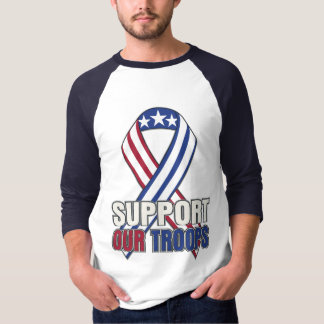 T-shirt Les Etats-Unis soutiennent nos troupes