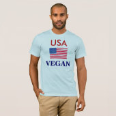 T-SHIRT LES ETATS-UNIS VÉGÉTALIENS (Devant entier)