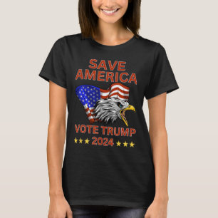 T-shirt Les États-Unis Votent Trump 2024 Nous, Le Peuple, 